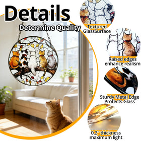Ankefresh Cat Suncatcher makes a thoughtful gift for moms and friends.