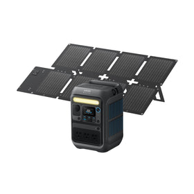 Anker SOLIX C200X power station with compact design for easy outdoor transport.
