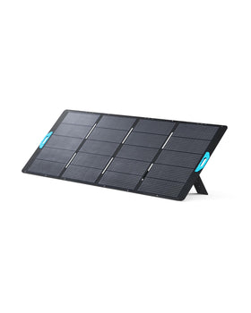 Anker SOLIX PS400 foldable panel provides portable solar power for camping trips.