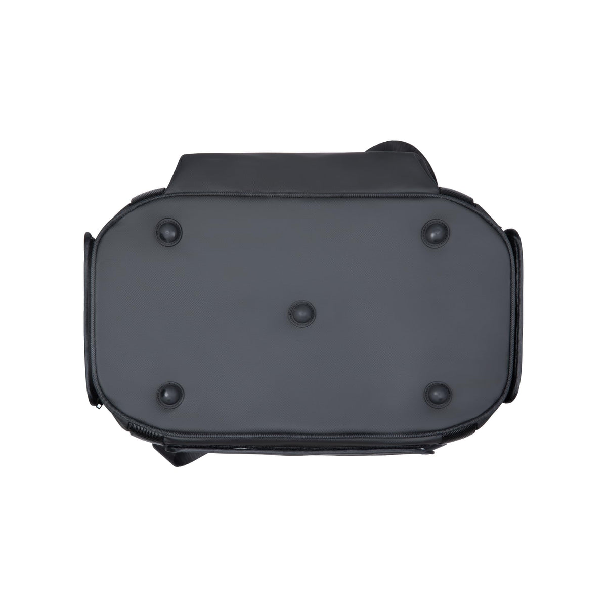 Anker SOLIX bag with rubber feet elevating on ground for stability.