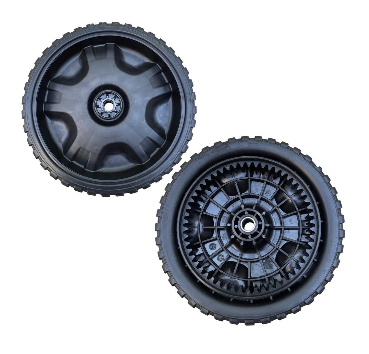 ANKIOST 8-inch lawn mower wheel front view for smooth operation