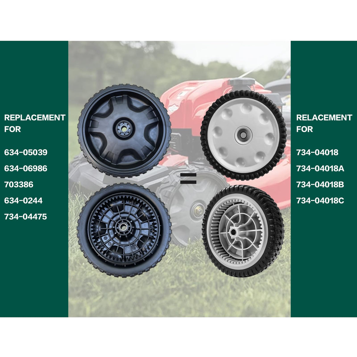 ANKIOST wheel packaging shows ready-to-install replacement