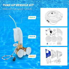ANKIOST Polaris 280 all purpose bag catches debris for easy disposal.