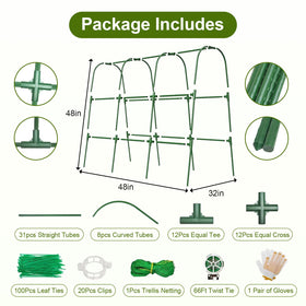 Anlass heavy-duty galvanized steel trellis resists rust in all weather