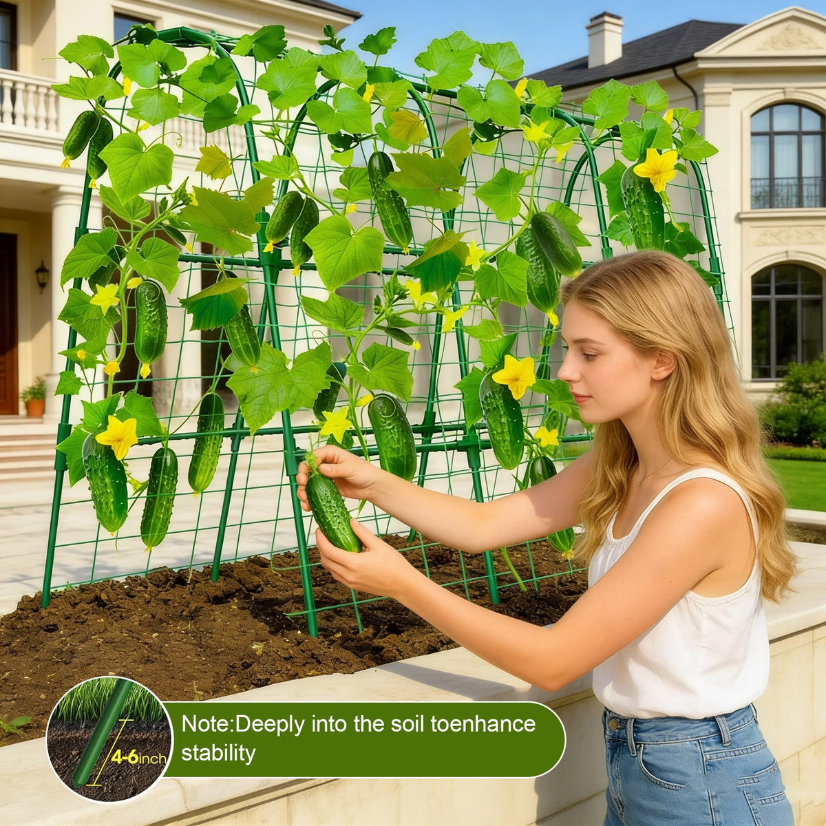 Anlass U-shape arch provides easy harvest access from both sides
