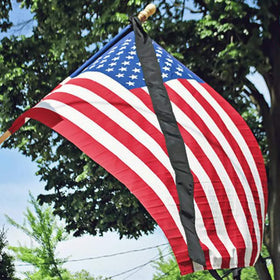 Anley flag streamer designed for 3x5 ft flag compatibility.