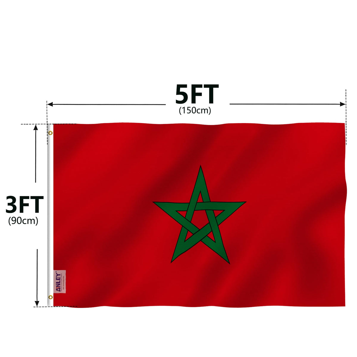 Anley 3x5 flag ready to elevate outdoor events and gatherings.