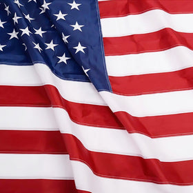 ANLEY EverStrong American Flag 3x5 foot heavy-duty flag ready for windy outdoor display.