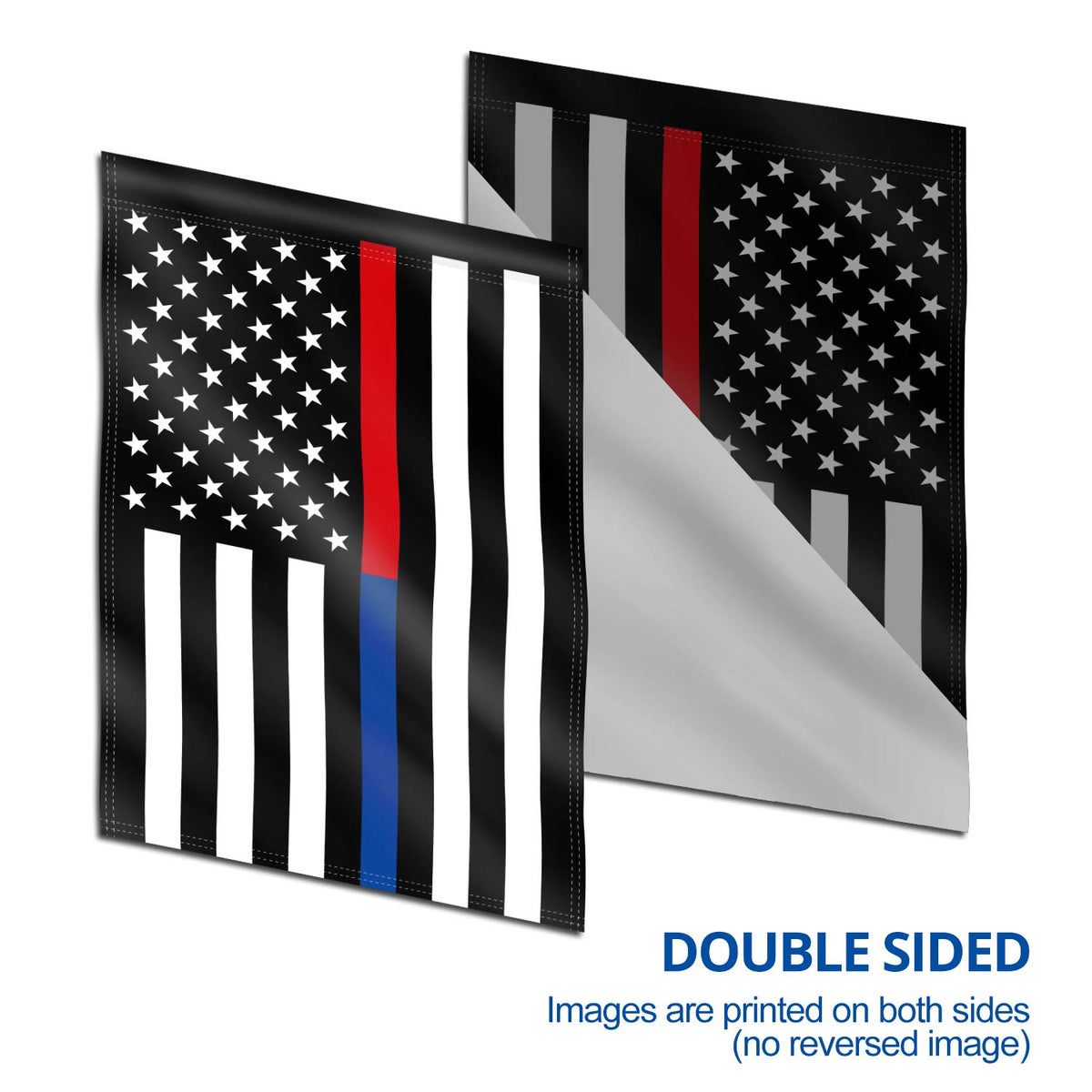 Anley 18x12.5 inch flag with 1 inch sleeve fits standard poles.