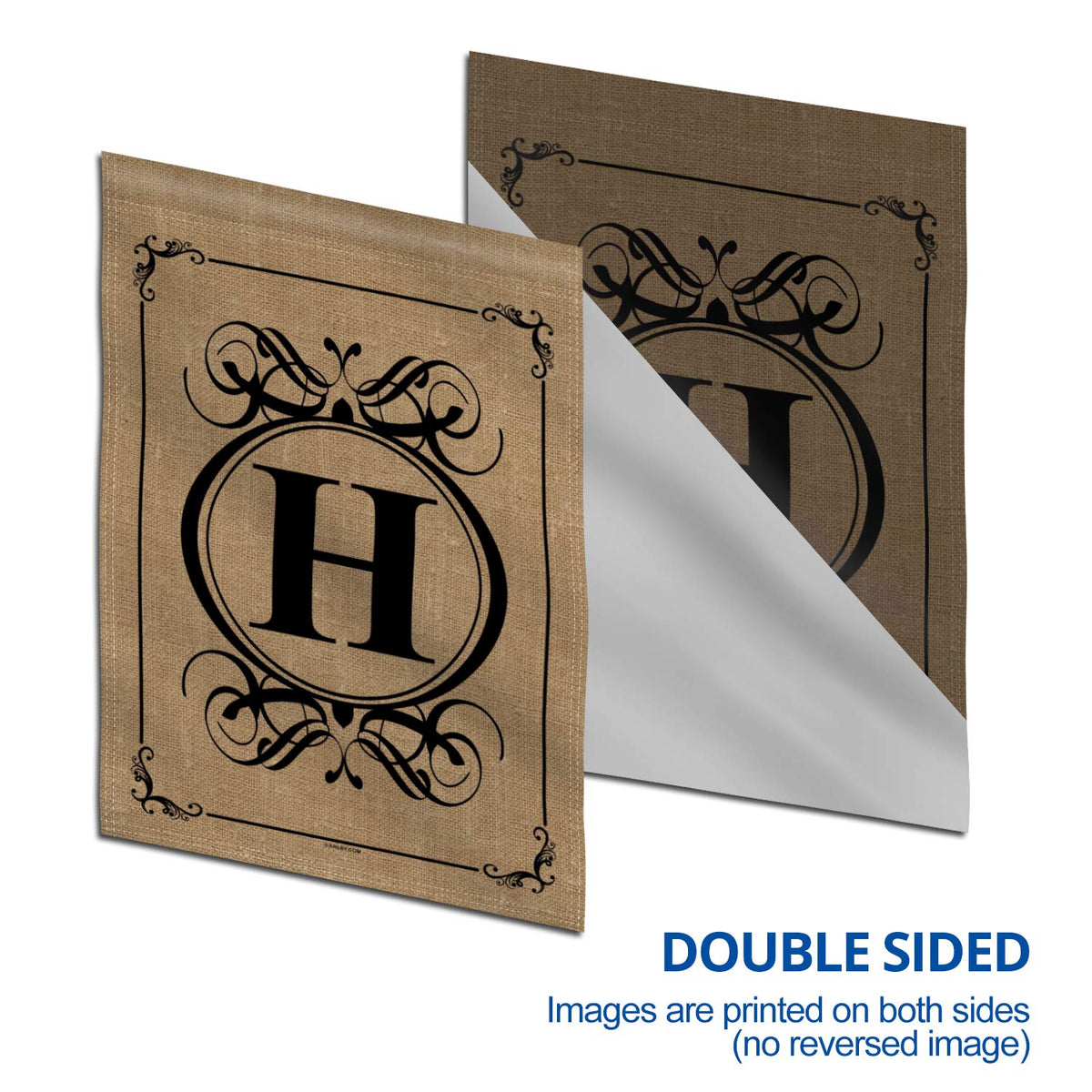 Anley garden flag with a 1.5-inch sleeve for easy flagpole mounting.