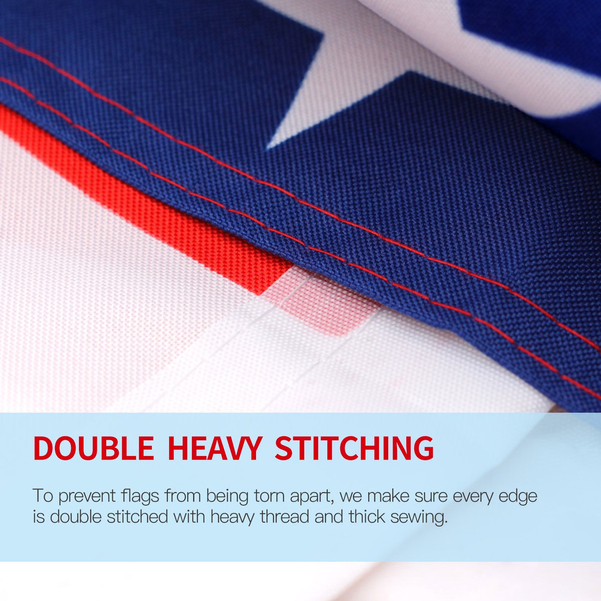 Anley 4x6 flag shows bright color print in daylight