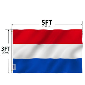 Anley Fly Breeze Holland flag packaging, compact presentation for safe storage.