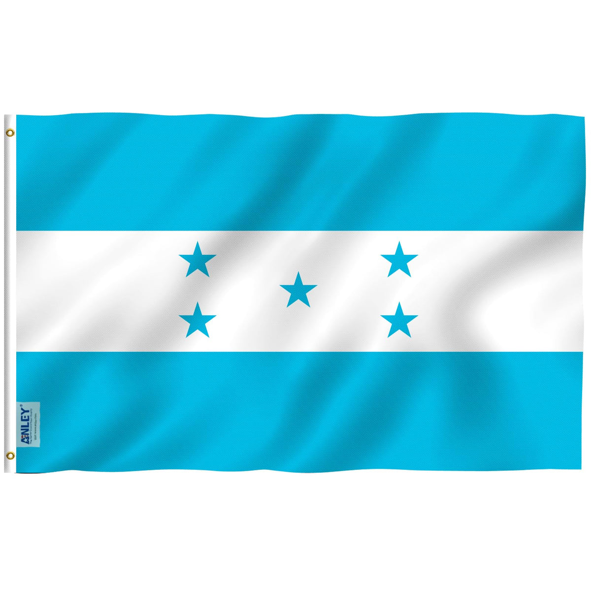 Anley Fly Breeze Honduras flag 3x5 with vivid outdoor-ready colors