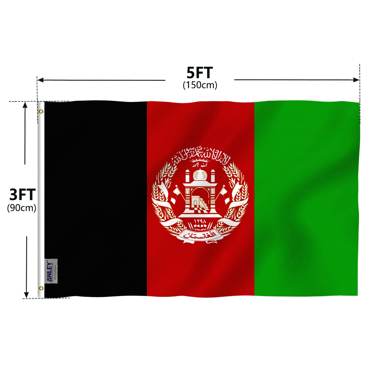 Anley Fly Breeze 3x5 flag packaged as a single unit