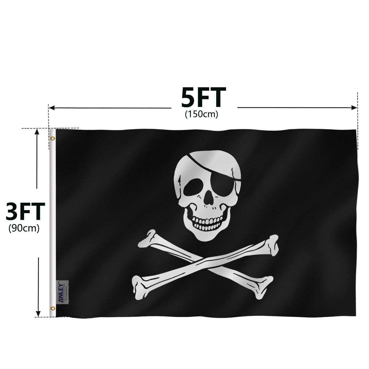 Anley Fly Breeze flag designed for outdoor use