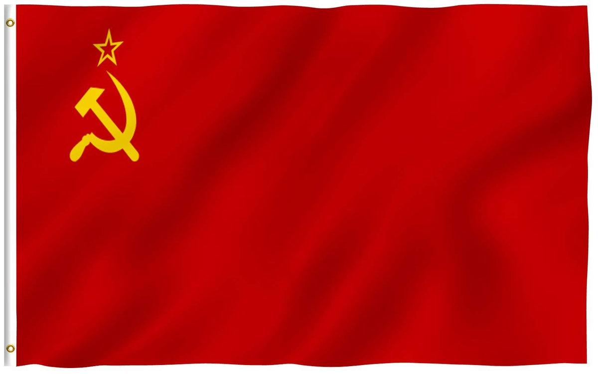 Anley Fly Breeze Soviet flag 3x5 with vivid color for outdoor display