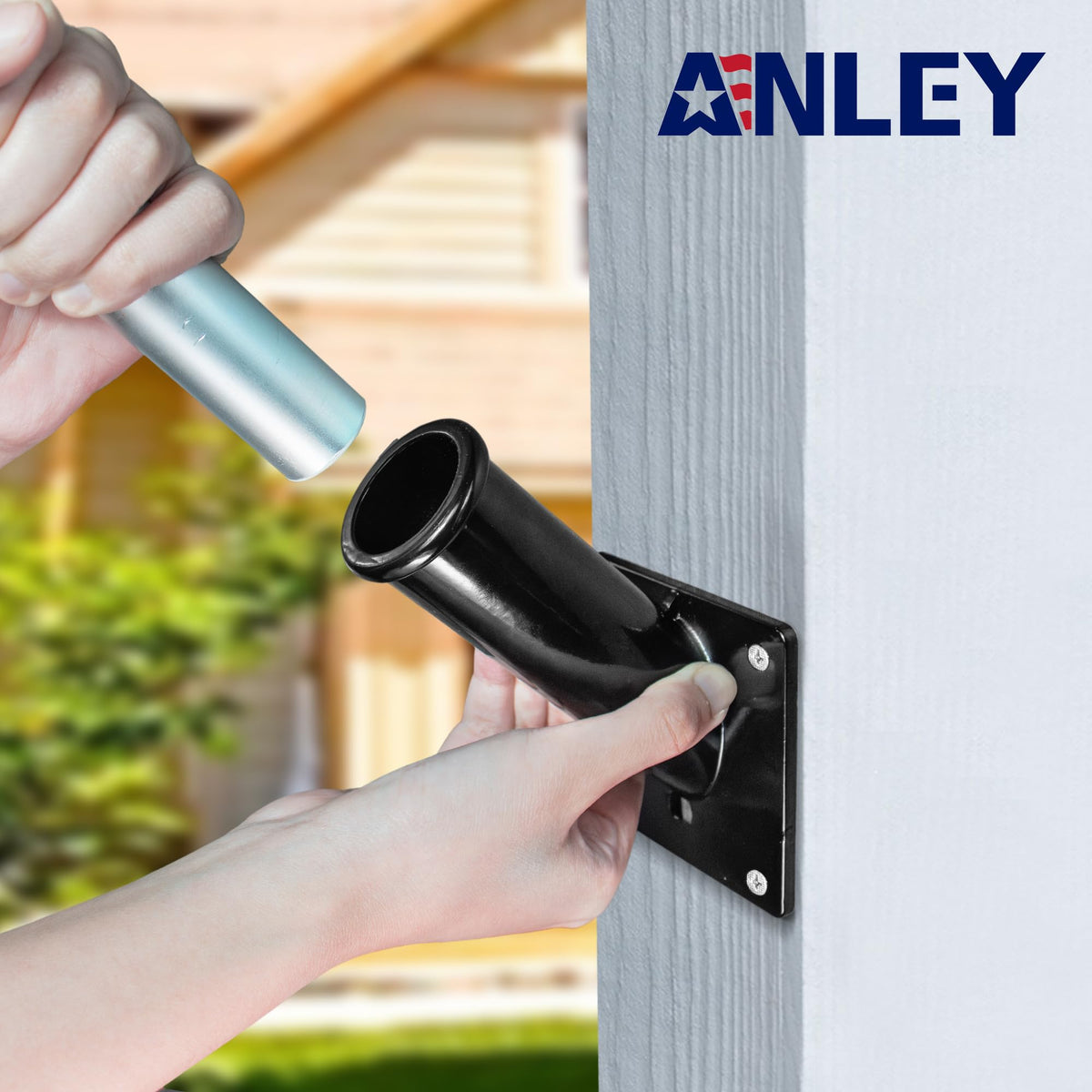 Anley mounting screws included for quick installation