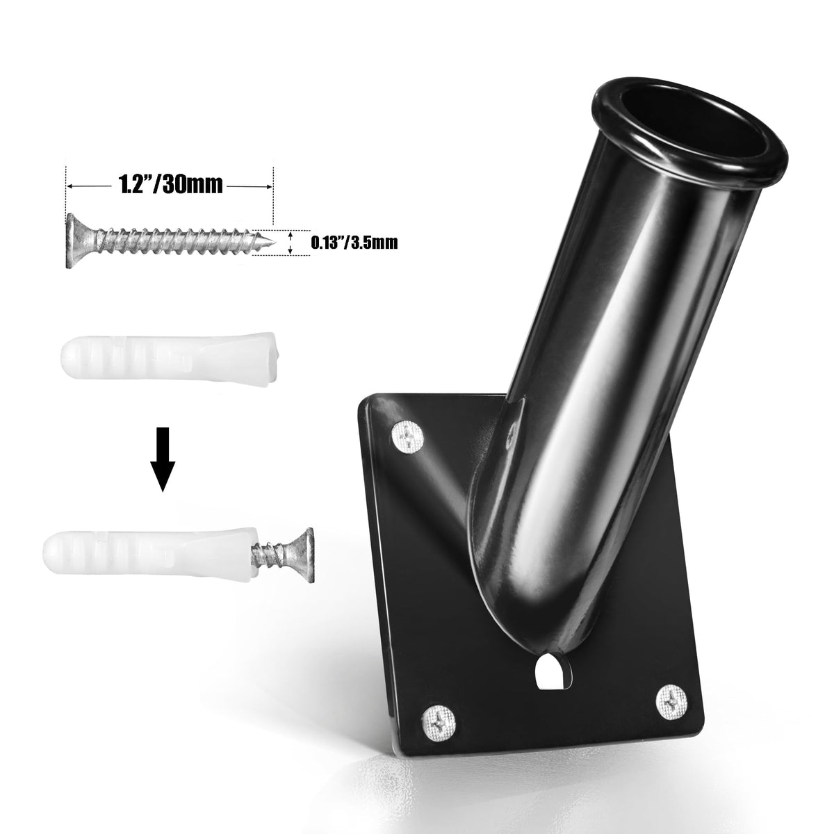 Anley 1.25 inch inner diameter bracket fits standard poles