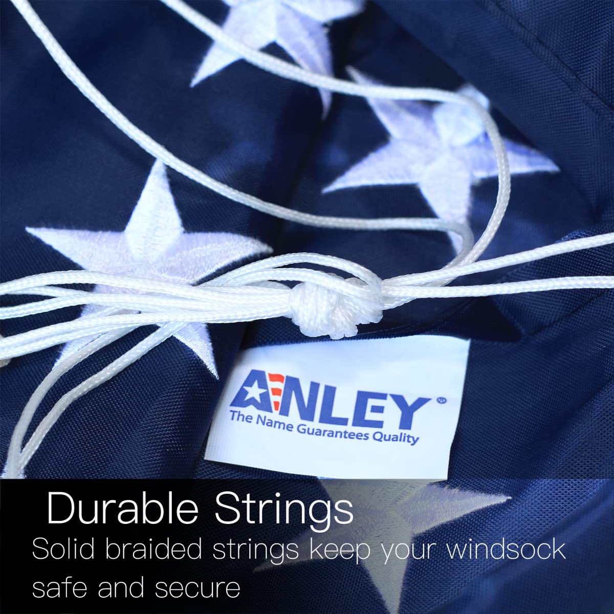 Anley nickel-plated clip enables quick setup and secure hanging.