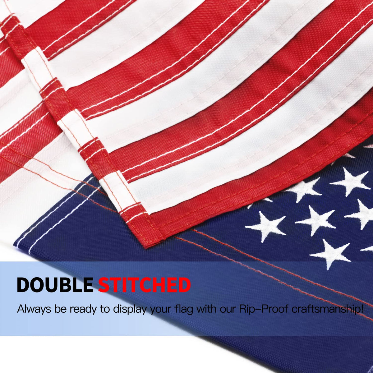 Anley patriotic flag at 18x12.5 inches for porch decor