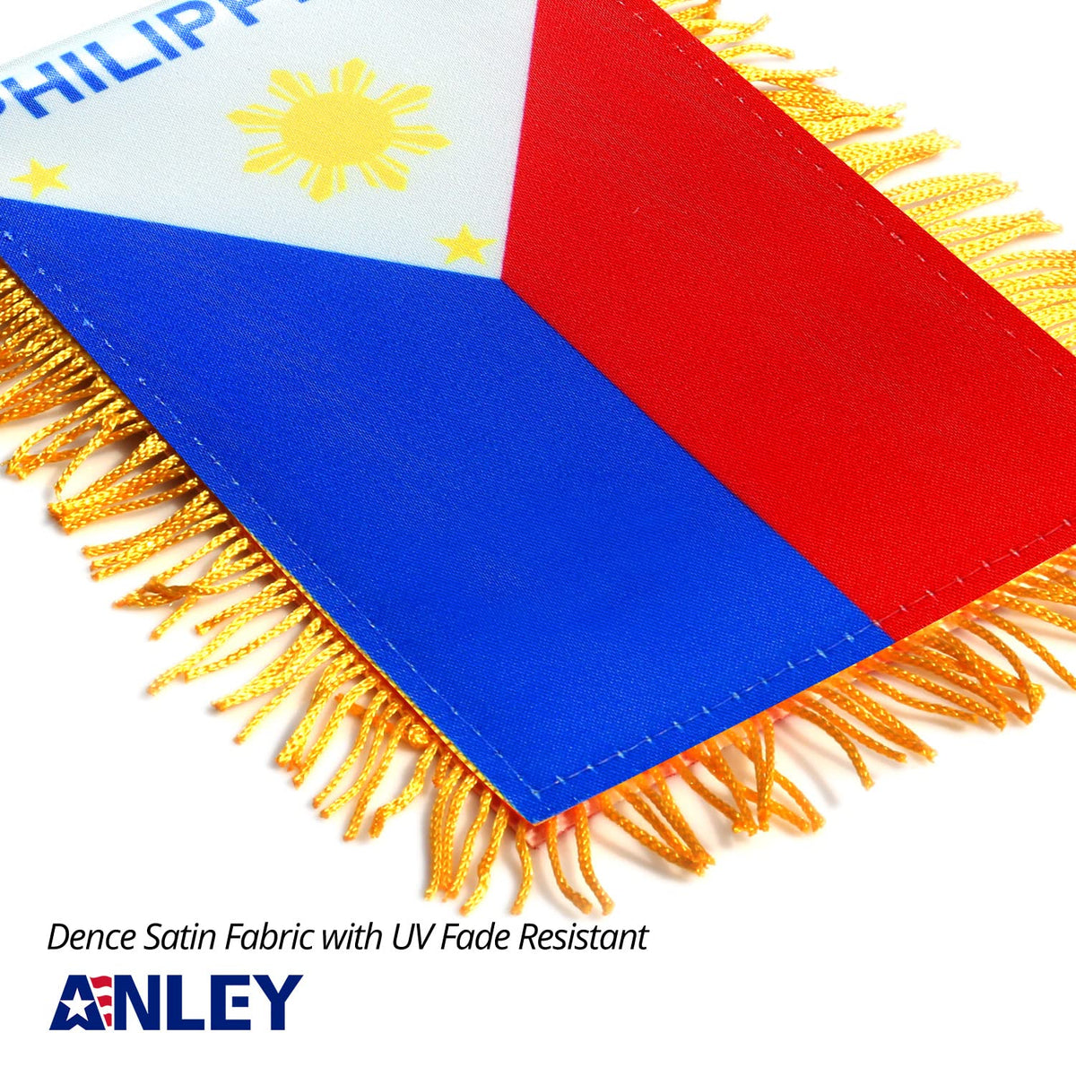 Compact 4x6 inch flag fits most vehicles for subtle decor.