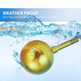 Anley weatherproof topper keeps outdoor displays intact year-round