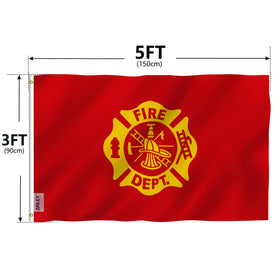 Anley flag backed by a 3-month replacement warranty