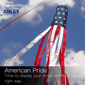 Anley windsock measures 3.3 feet long with 6 inch diameter