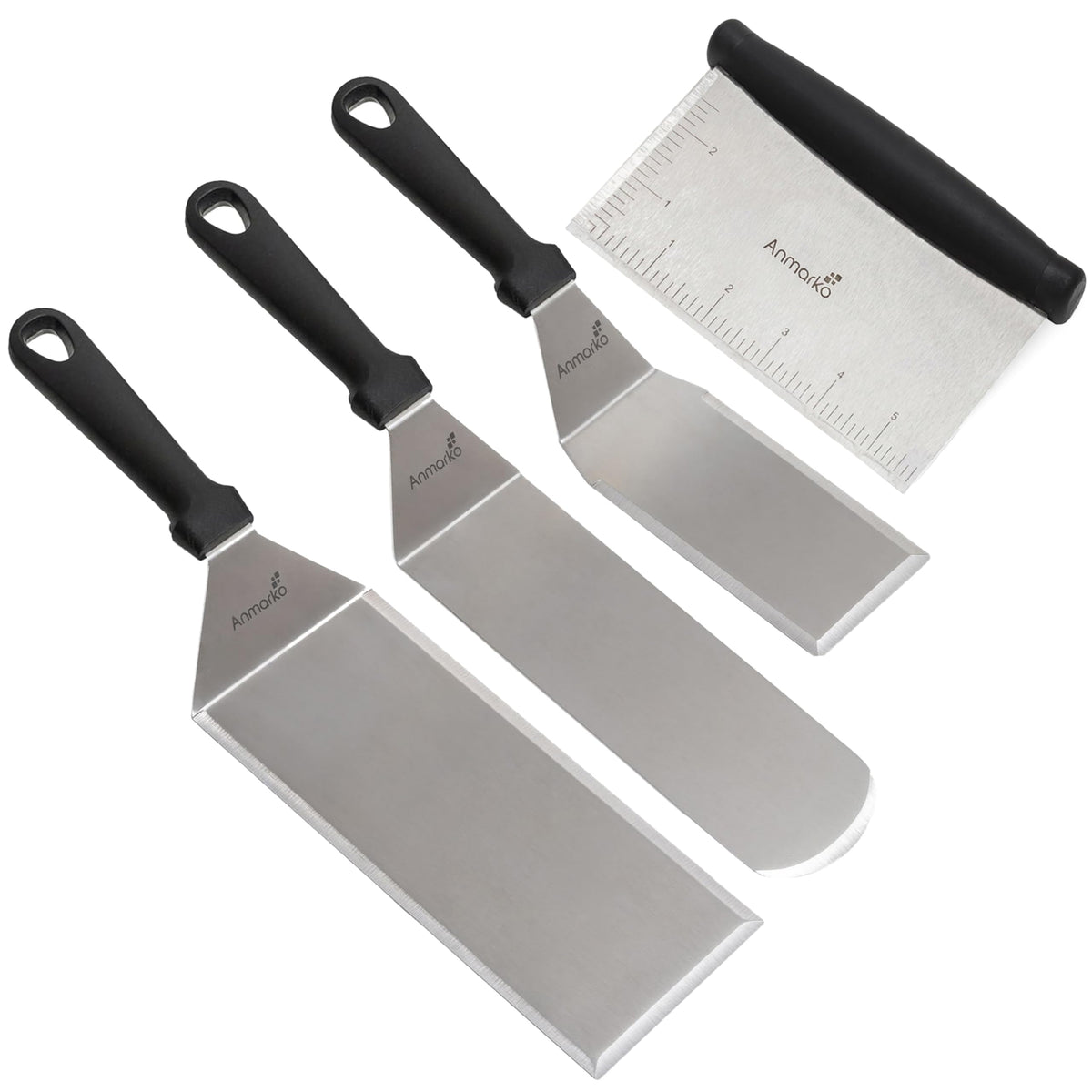 Anmarko metal spatula griddle spatula for durable, professional cooking.
