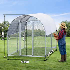 AnMetora UV dome cover shields birds from sun and rain to keep the interior dry.