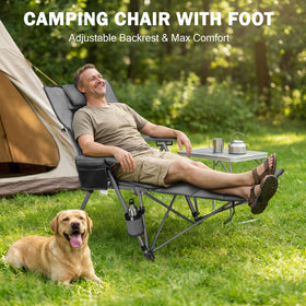 Anmiro folding chair made of water-repellent Oxford fabric for outdoors