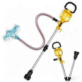 Annlook 720GPH cordless water-pump motor demonstrates fast drainage potential.