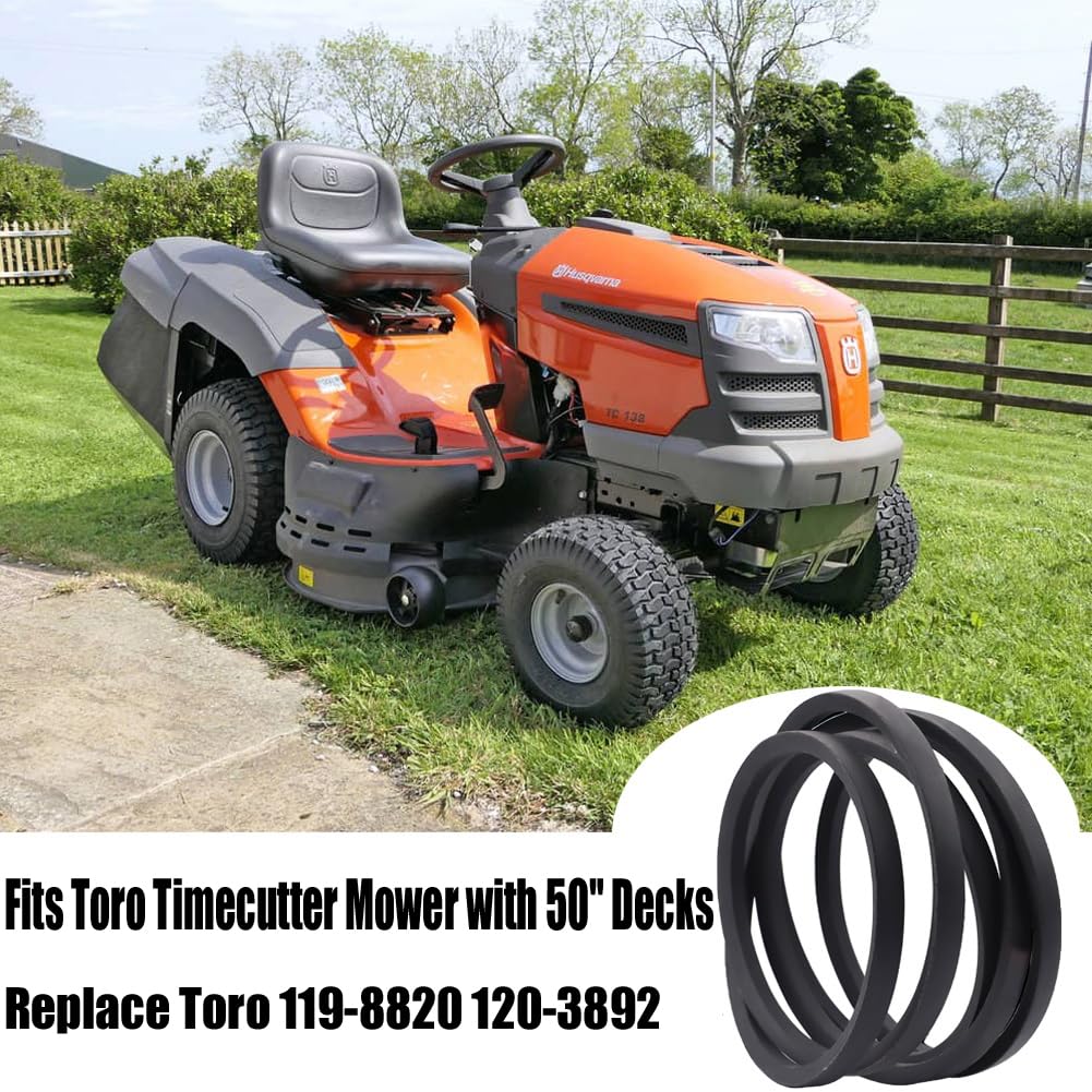Annolai 119-8820 deck belt for TimeCutter SS5060 provides a long-lasting replacement.