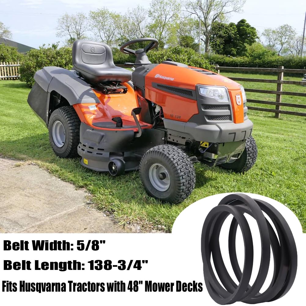 Annolai belt close-up shows durable construction for steady mowing