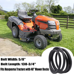 Annolai belt close-up shows durable construction for steady mowing