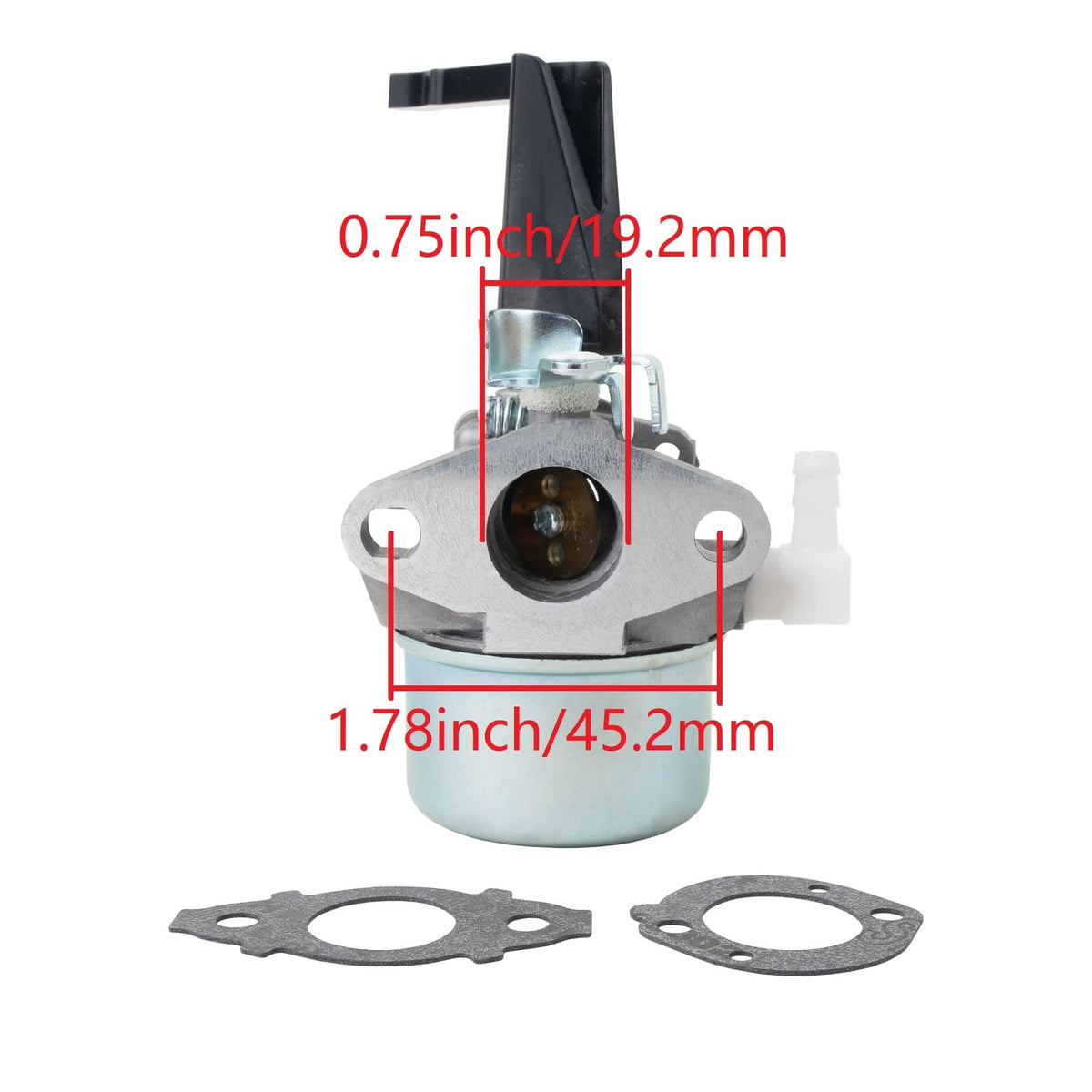 Annolai package contents show gaskets, air cleaner, and spark plug