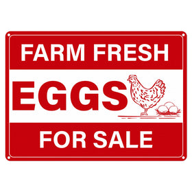 Anobell Farm Fresh Eggs Sign for Sale attracts local buyers at your farm gate