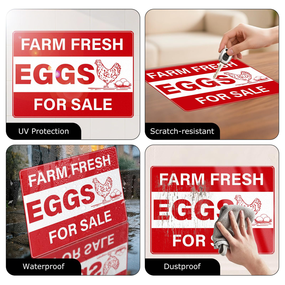 Anobell farm market display sign helps attract customers at markets