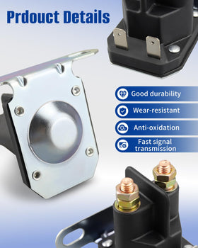 ANODZU 606445 starter solenoid compatible with FasTrak X XD XDX XL, improved starting action