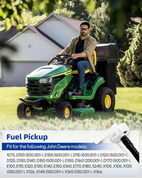 ANODZU fuel pickup for John Deere D110-D170 series with durable construction