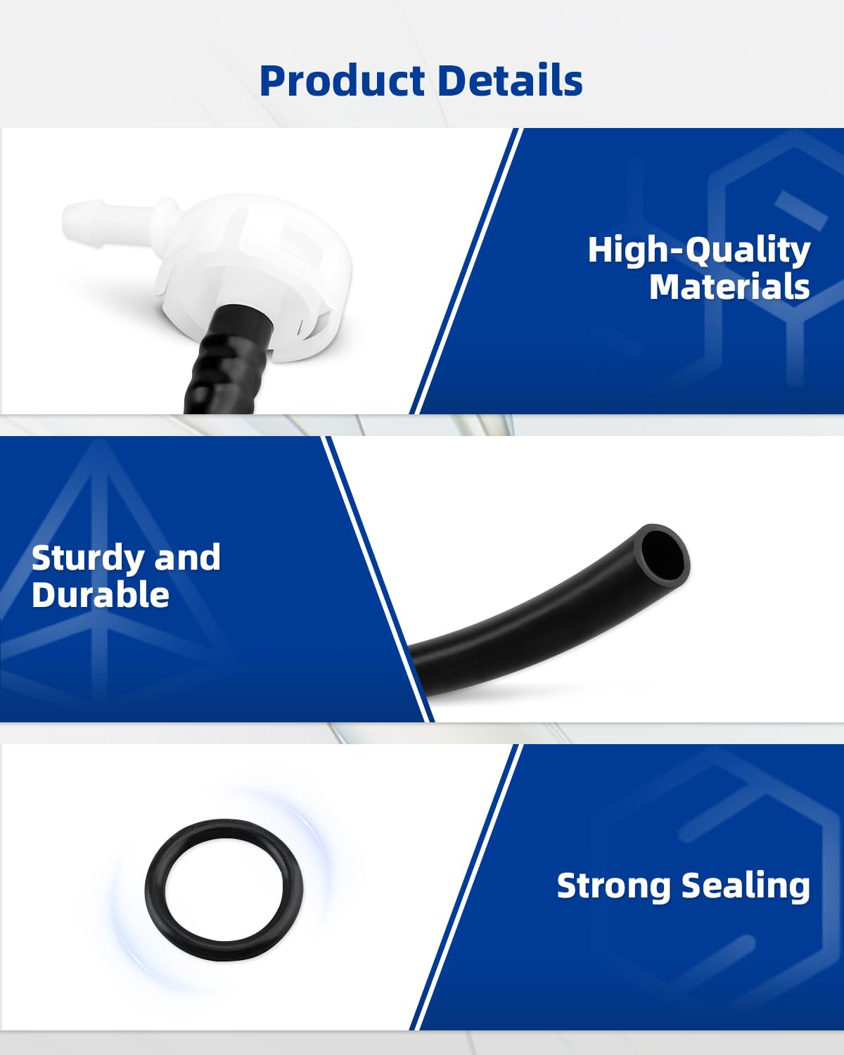 ANODZU fuel pickup with O-ring ensures sealed connection
