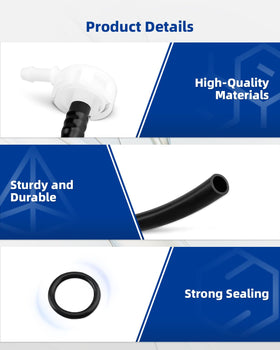 ANODZU fuel pickup with O-ring ensures sealed connection
