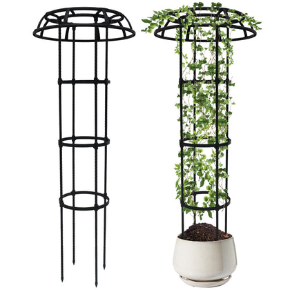 Anothera 65-inch garden trellis for outdoor plant support and vertical growth