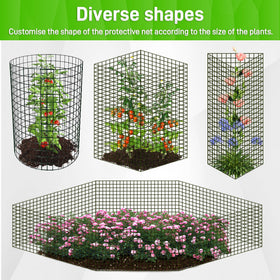 Anothera versatile cages protect vegetables, shrubs, and flowers