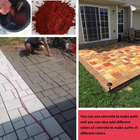 Anothera DIY path mold easy-clean feature enables quick reuse.