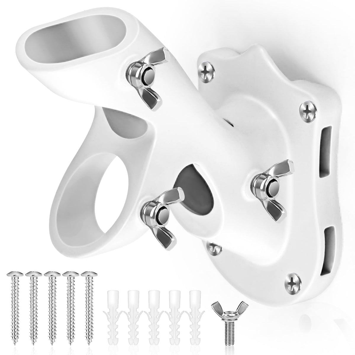 Designed for standard 1-inch flagpoles with easy fit.