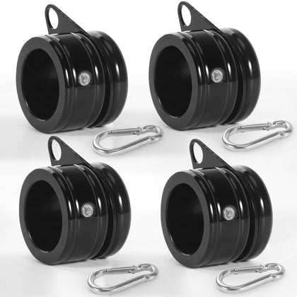 Anovo flag pole rings with 360° swivel for anti-wrap performance on windy days.