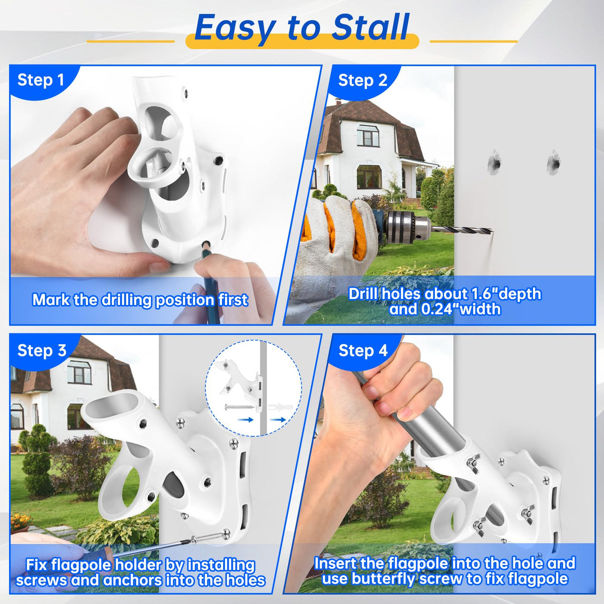 Weather-ready aluminum construction resists corrosion on outdoor walls.