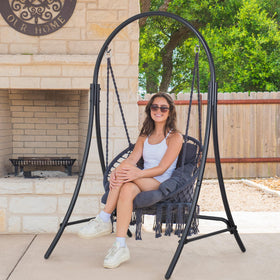 ANOW hammock chair cushion removable for easy cleaning and total comfort