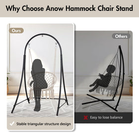 ANOW plus-size version offers extra room for larger chairs.